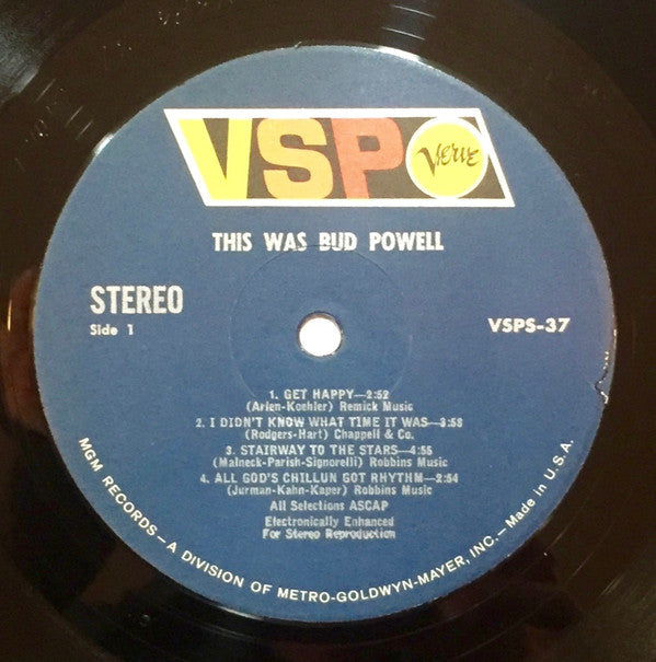 This Was Bud Powell