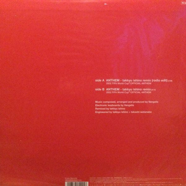 Release: Anthem (The 2002 FIFA World Cup Official Anthem)-Vinyl-Japan-2002-SYUM 0225-3596763