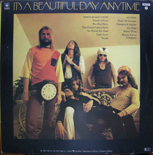 Release: Choice Quality Stuff / Anytime-Vinyl-Europe-1979-CBS 83904-3117754