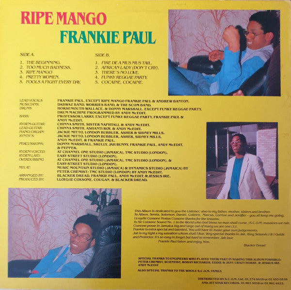 Master Release: Ripe Mango by Frankie Paul
