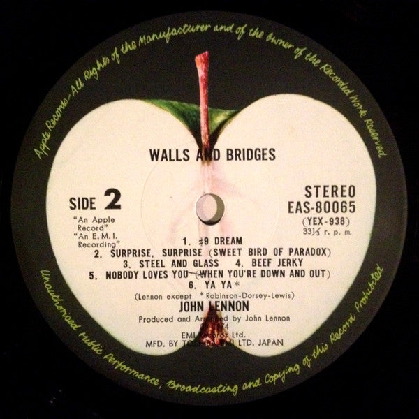 Walls And Bridges = 心の壁、愛の橋