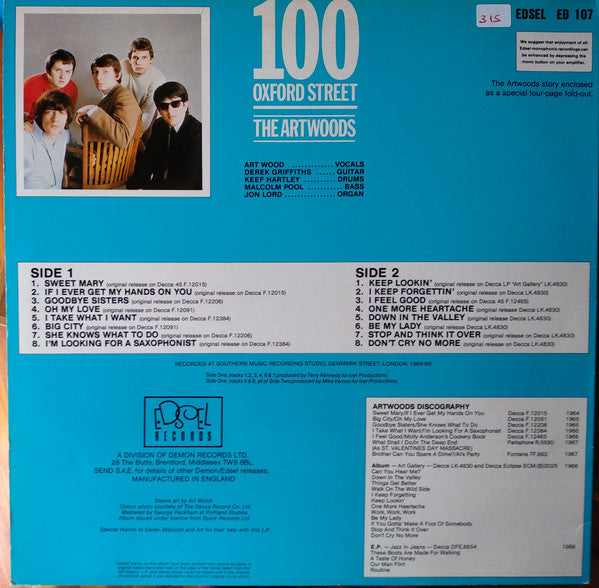 Release: 100 Oxford Street-Vinyl-UK-1983-ED 107-7252829