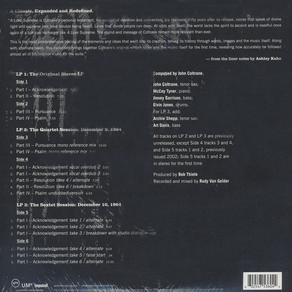 Release: A Love Supreme-Vinyl, Vinyl, Vinyl, All Media-US-2016-B0023911-01, B0023911-01, B0023911-01-8114472
