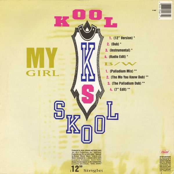 Release: My Girl-Vinyl-US-1990-V-15587-1180082
