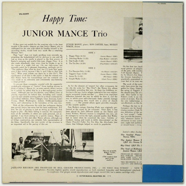 Release: Happy Time-Vinyl-Japan-1978-VIJ-5049, JLP-977-6361542