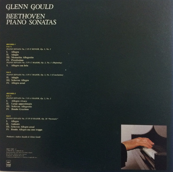 Sonatas Op. 28 (Pastoral), Op. 2, Nos 1, 2 & 3