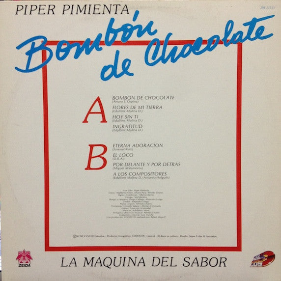 Master Release: Bombón De Chocolate - La Máquina Del Sabor by Piper "Pimienta" Diaz