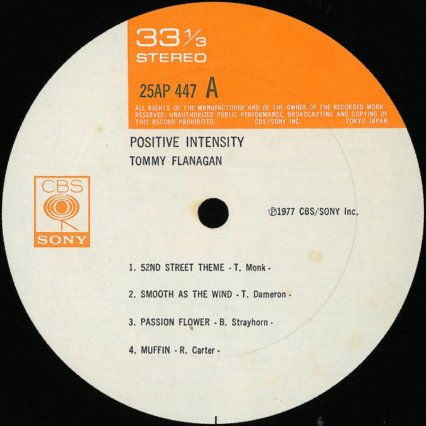 Positive Intensity
