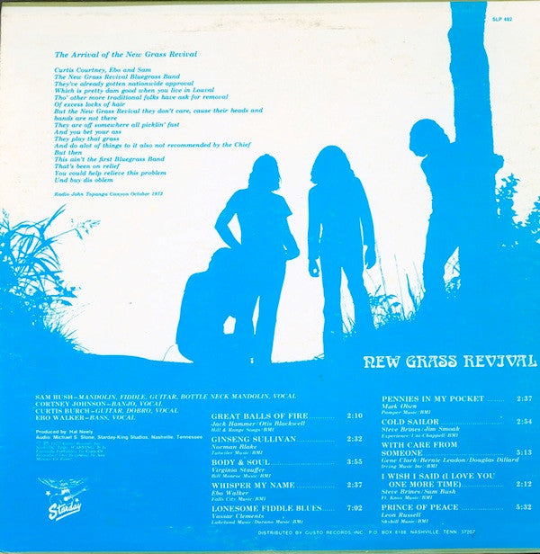 Release: New Grass Revival-Vinyl-US-1977-SLP-482, SLP 482, SLP-482, SLP 482-4391298