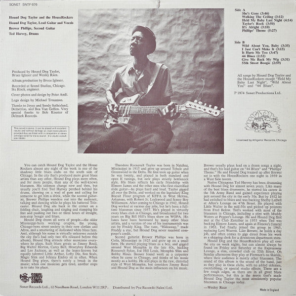 Hound Dog Taylor And The HouseRockers