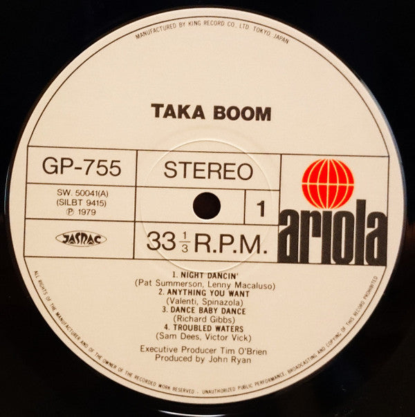 Master Release: Taka Boom by Taka Boom