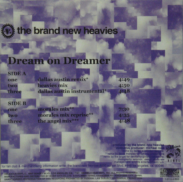 Release: Dream On Dreamer-Vinyl-Japan-1994-1-0112-4-RRD-6987180