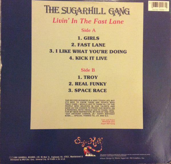 Master Release: Livin' In The Fast Lane by Sugarhill Gang