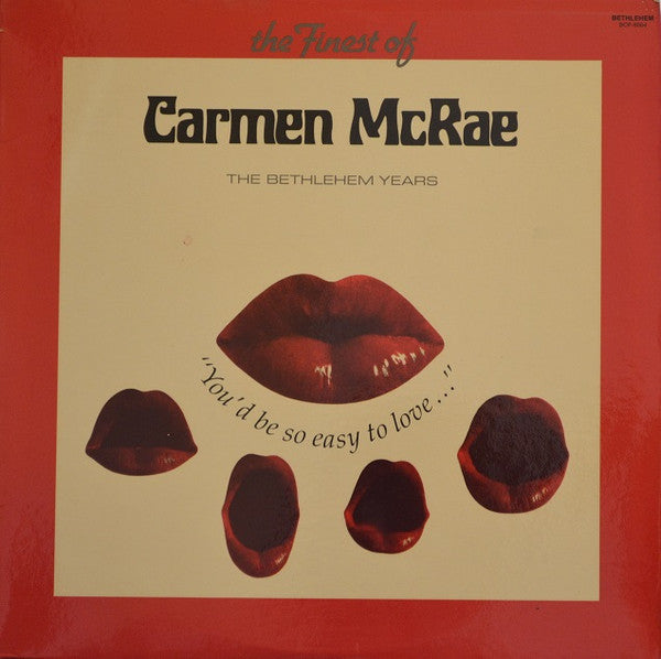 Release: Carmen McRae-Vinyl-US-1976-BCP-6004-3036483
