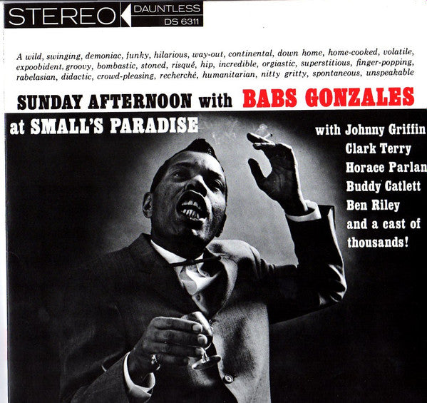 Release: Sunday Afternoon With Babs Gonzalez At Small's Paradise-Vinyl-Japan-1979-ULS-1905-AF, DS 6311-6466430