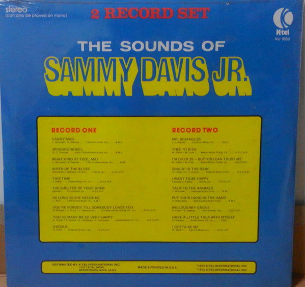 Release: K-Tel Present The Sounds Of Sammy Davis Jr.-Vinyl-US-1975-NU-9050-9940893