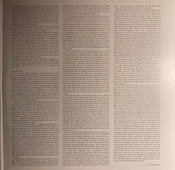 The Thelonious Monk Memorial Album