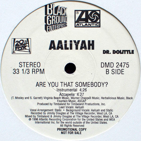 Are You That Somebody?