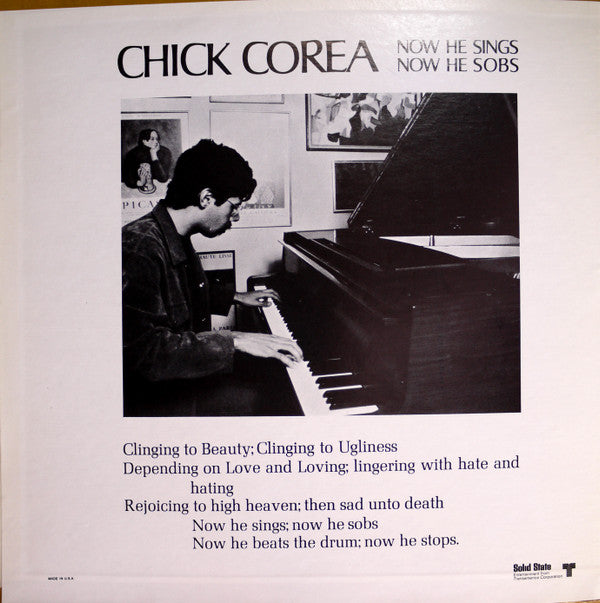 Release: Now He Sings, Now He Sobs-Vinyl-US-1968-SS 18039-7016280