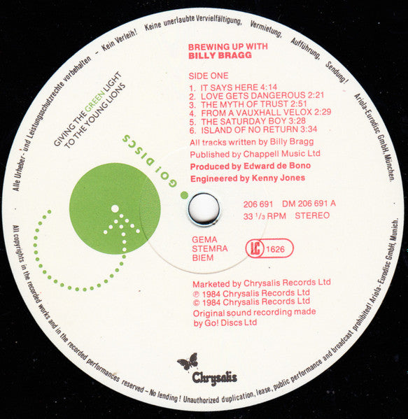Master Release: Brewing Up With Billy Bragg by Billy Bragg