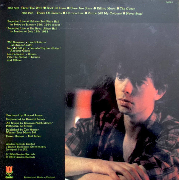 Master Release: Over The Wall by Echo & The Bunnymen