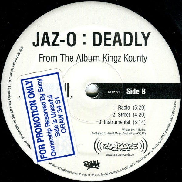 Master Release: Ova / Deadly by Jaz-O