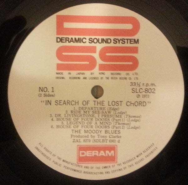 Release: In Search Of The Lost Chord-Vinyl-Japan-1973-SLC 802, SLC-802-8247358