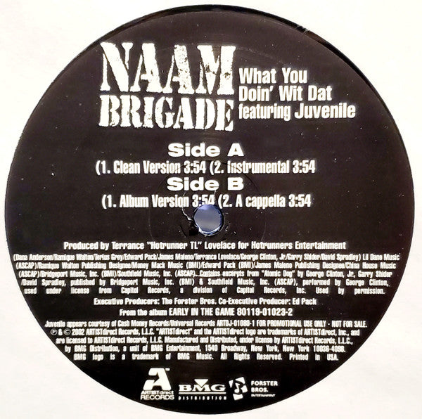 Release: What You Doin' Wit Dat-Vinyl-US-2002-ARTDJ-01080-1-2636108