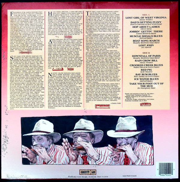 Release: Old Time Harmonica Classics-Vinyl-US-1991-549, CO-549-6656488