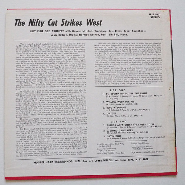 The Nifty Cat Strikes West