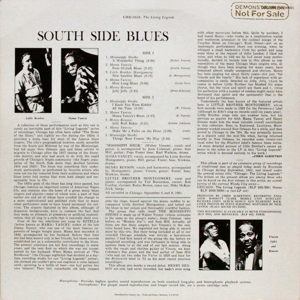 Master Release: South Side Blues by Various