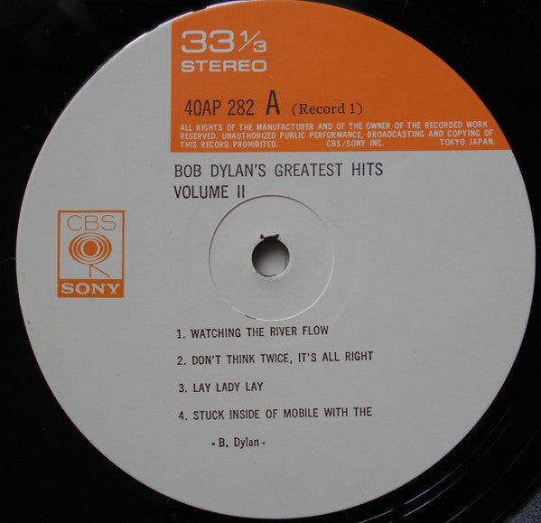 Bob Dylan's Greatest Hits Volume II