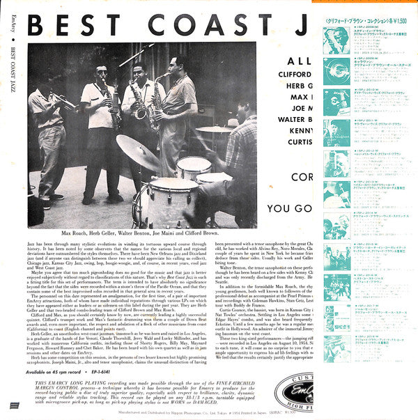 Master Release: Best Coast Jazz by Max Roach