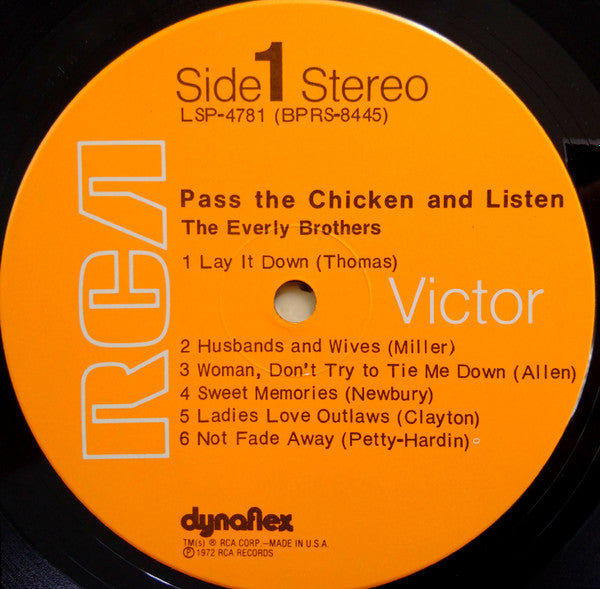 Release: Pass The Chicken And Listen-Vinyl-US-1972-LSP-4781-1838149