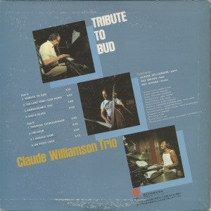 Master Release: Tribute To Bud by The Claude Williamson Trio