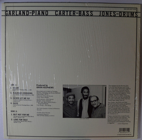 Release: Crossings-Vinyl-US-1990-OJC-472, GXY-5106-2055157