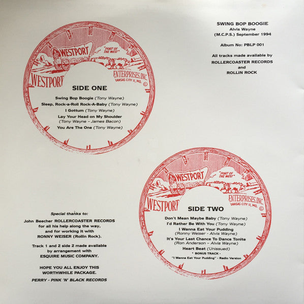 Master Release: Swing Bop Boogie by Alvis Wayne