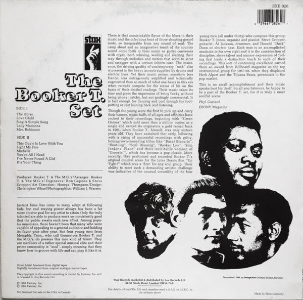 Master Release: The Booker T. Set by Booker T & The MG's