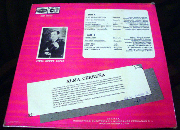 Release: Unknown Release-Vinyl-Peru-1972-ELD 2124-9346615