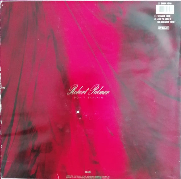 Master Release: Don't Explain by Robert Palmer