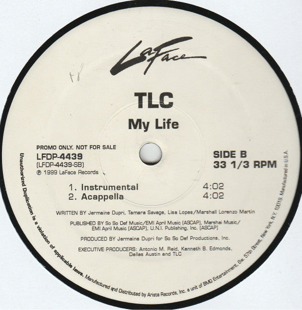 Release: My Life-Vinyl-US-1999-LFDP-4439-1224089