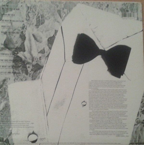 Release: Plays And Sings Matt Dennis-Vinyl-US-1983-MCA-1547-8088263