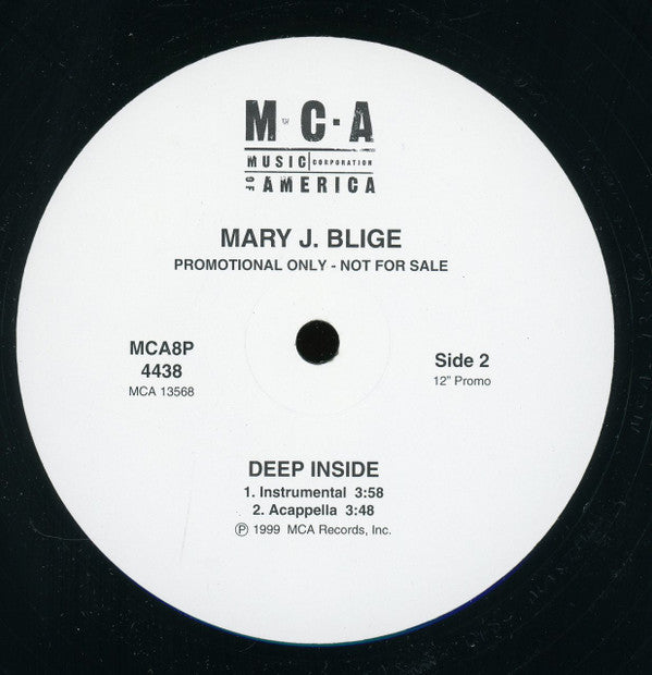 Master Release: Deep Inside by Mary J. Blige