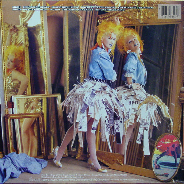 Release: True Colors-Vinyl-US-1986-OR 40313, R 40313, 40313-1028344