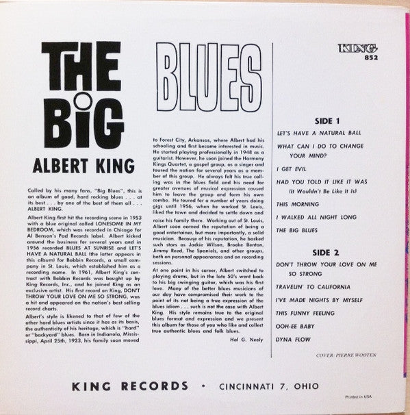 Master Release: The Big Blues by Albert King