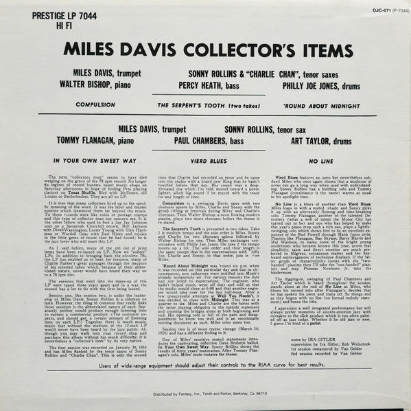 Collectors' Items
