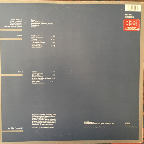 Master Release: The Razor's Edge by Dave Holland Quintet
