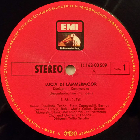 Release: Lucia Di Lammermoor-Vinyl, Box Set-Germany-None-1C 163-00 509/10-4883790
