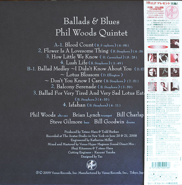 Master Release: Ballads & Blues by The Phil Woods Quintet