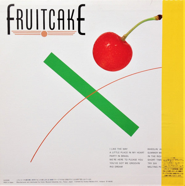 Release: Fruitcake-Vinyl-Japan-1983-VIJ-6401-6191909